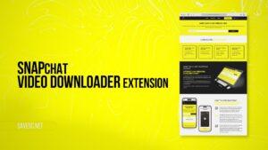 Snapchat Video Downloader Extension