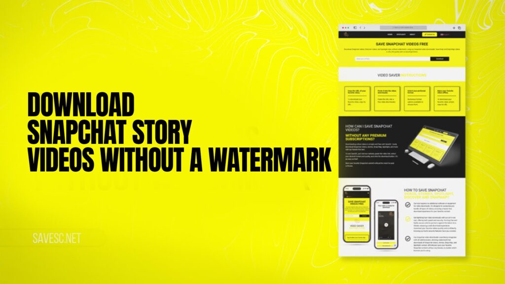 Download Snapchat Story Videos without a Watermark